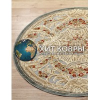 Бельгийский ковер Genova 38388 - 525251 Зеленый круг